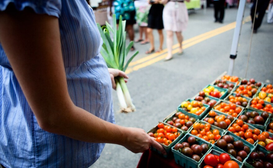 Even in the earliest stage of pregnancy, eating a nutrient-rich diet is important for the health of the baby.