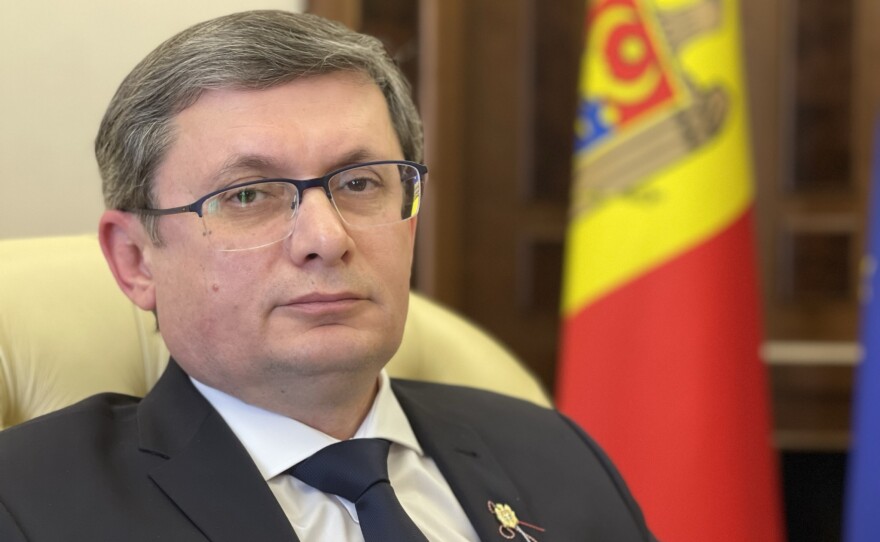 Igor Grosu, the speaker of Moldova's parliament, says the country's traditional policy of neutrality no longer provides enough protection and Moldova now needs security guarantees from major powers.