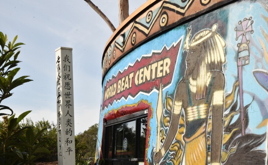 Murals decorate the exterior of the WorldBeat Cultural Center. Dec. 26, 2023.