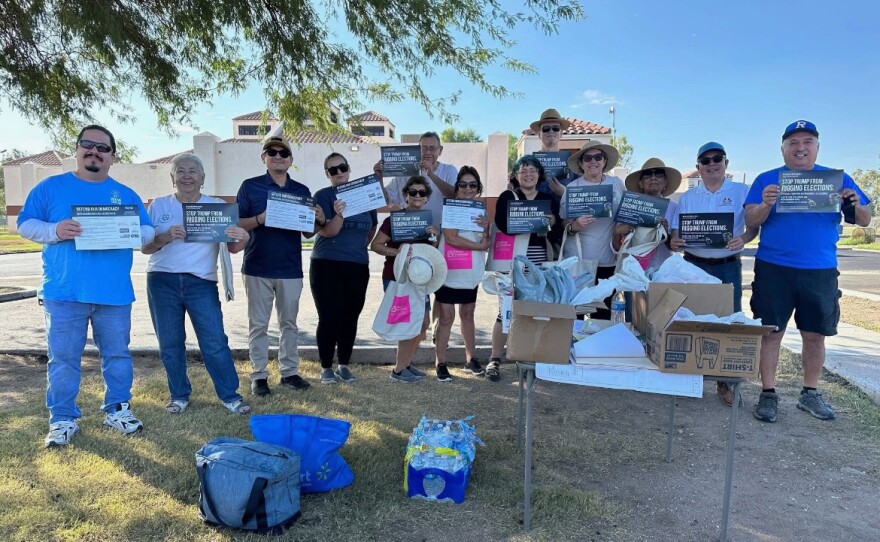 Organizers and volunteers with the Imperial County Democrats. Photo courtesy of Imperial County Democrats.