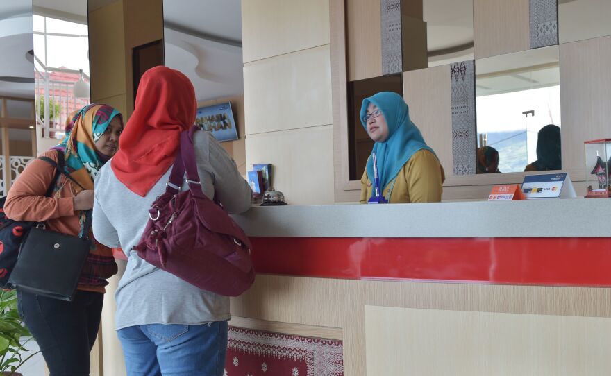 Tourists stay at a halal-friendly hotel in Bukit Tinggi, West Sumatra, Indonesia. Three Indonesian provinces have been officially listed as halal tourist destinations by Indonesia's Tourism Ministry, in a bid to increase the number of Muslim travelers from Asian and Middle Eastern countries.