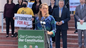 San Diego County Supervisor Terra Lawson-Remer announces the Immigrants Rights Legal Defense Program is now ready to provide help to detained immigrants. <br/>