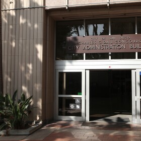 San Diego City Hall administration building. 