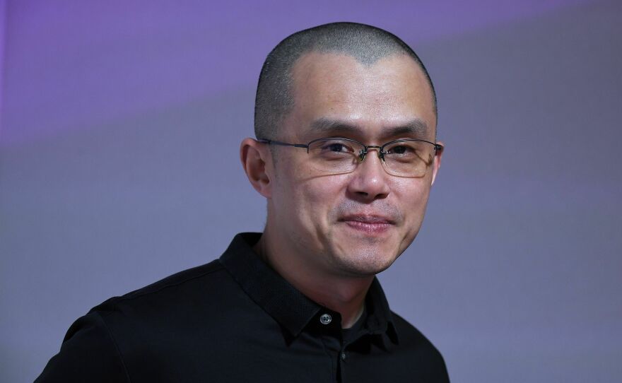 Binance founder and CEO Changpeng Zhao poses during an interview at a technology startups and innovation fair in Paris on May 16, 2022. Binance and Zhao face a barrage of lawsuits from the SEC.