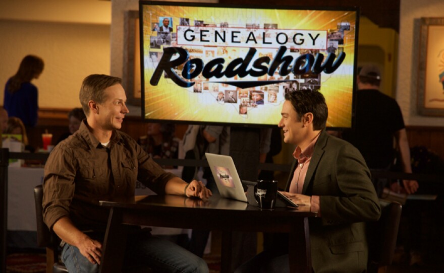 Ken Parker and Genealogist Josh Taylor.
