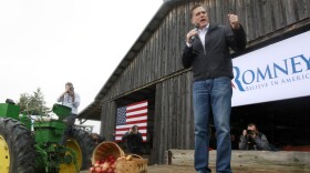 GOP presidential candidate Mitt Romney campaigns in Gilbert, S.C., earlier this year.
