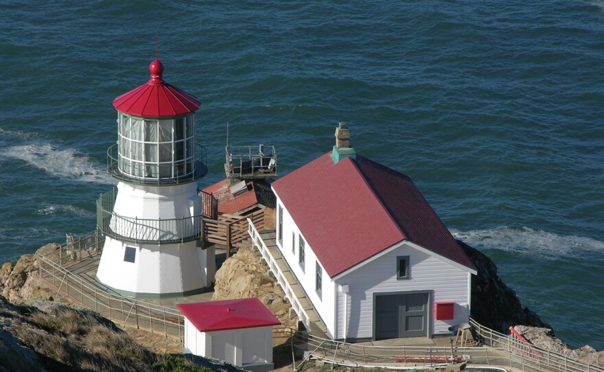 Point Reyes Lighthouse in Point Reyes National Seashore in Marin County, Calif.