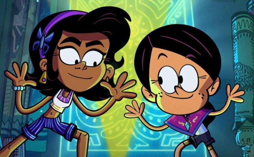 An image of "The Casagrandes Movie," poster. The Netflix animated adventure comedy film was was released earlier this year and produced by Chicano/Latino political cartoonist, Lalo Alcaraz, and directed by award winning director and producer, Miguel Puga.