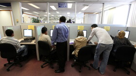 Job seekers use computers to look for jobs at the Richmond Works One Stop Career Center July 17, 2009 in Richmond, California. California's unemployment rate reached 11.6 percent after 66,500 Californians became unemployed in June. The record unemployment rate is up 7.1 percent from one year ago.