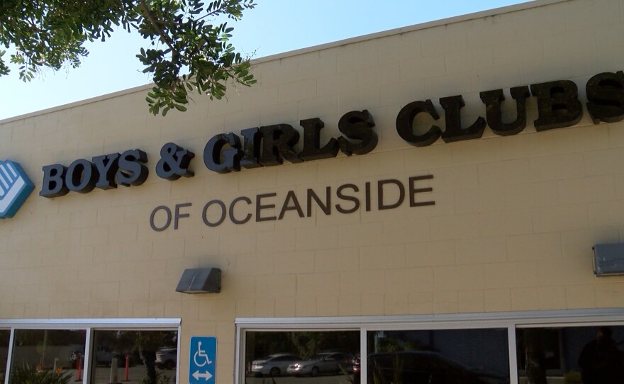 Exterior of Boys and Girls Club in Oceanside. November 18, 2020. 