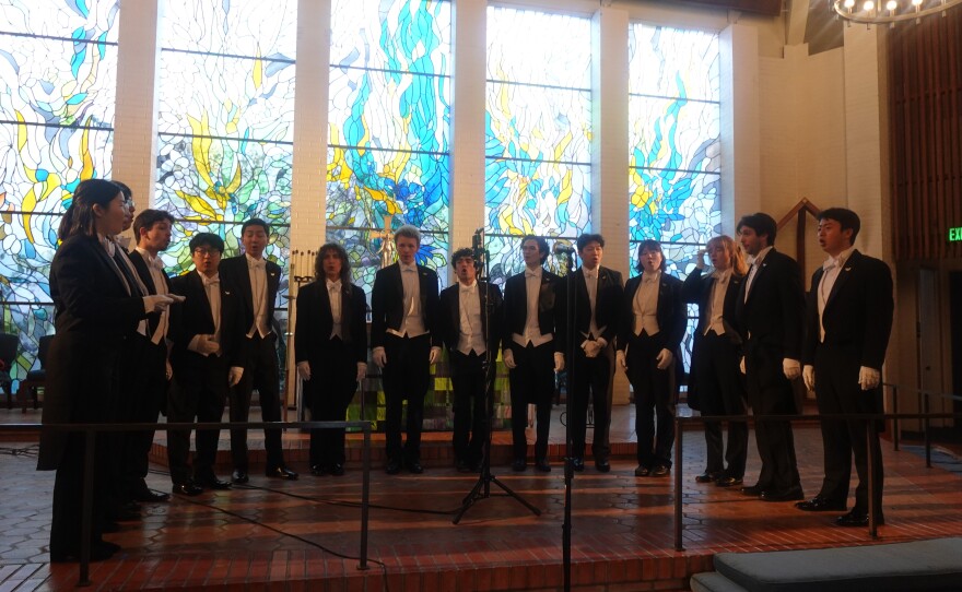 The Yale Whiffenpoofs perform at All Souls' Episcopal Church on Jan. 18, 2026.