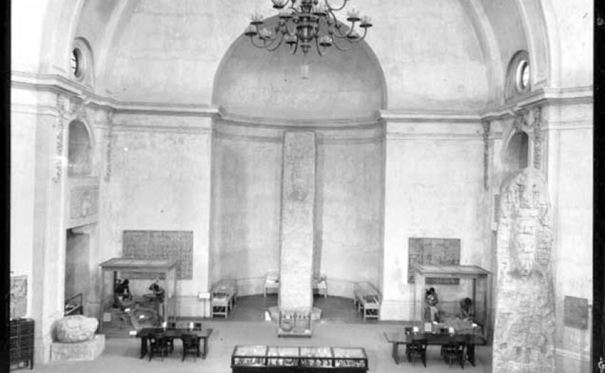 San Diego Museum of Man in the 1940s. During World War II the Navy took it over to use as a hospital.