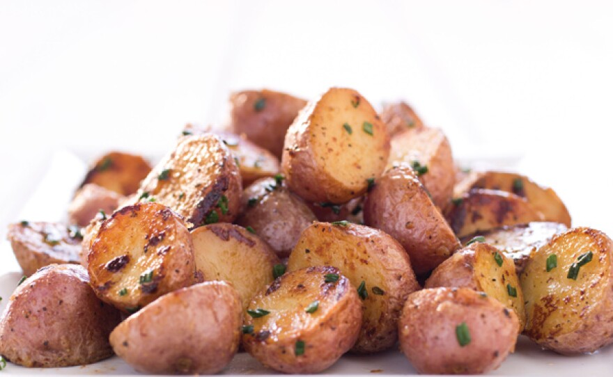 Braised Red Potatoes with Lemon and Chives from AMERICA'S TEST KITCHEN.