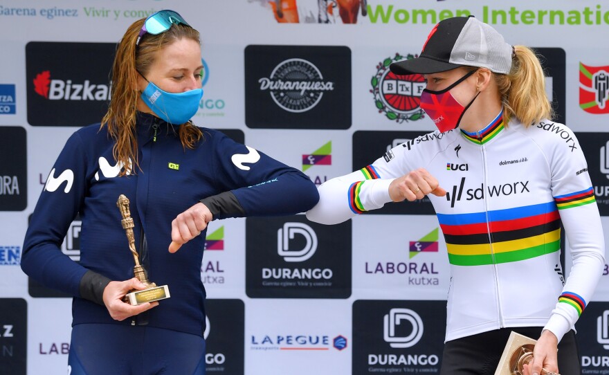 Annemiek Van Vleuten, left, and Anna Van Der Breggen are among the elite cyclists who are expected to race in next summer's Tour de France Femmes, a one-week race for women.