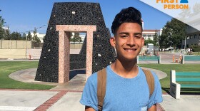 Daniel Noriega, 18, freshman at San Diego State University. Aug 2016