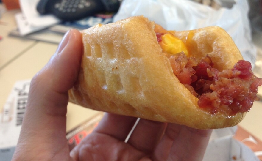 Nine out of 10 customers prefer the Waffle Taco to the Offal Taco.