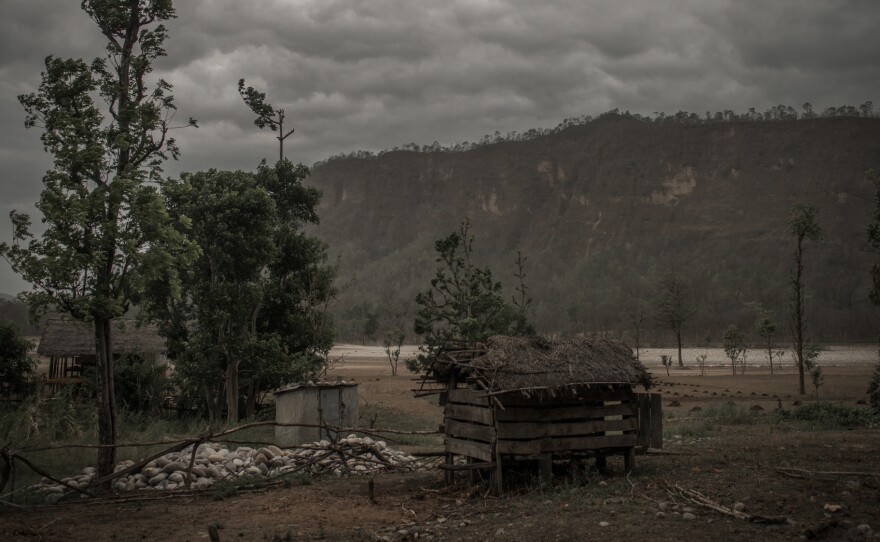 This is an example of a hut where a woman in Nepal who is menstruating will spend the night. The photo was taken in Achham district, in the western part of the country, where a teenager died in a mud menstrual hut this past weekend.
