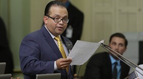 Assemblyman Luis Alejo, D-Watsonville, at the Capitol in Sacramento, Calif., Thursday, Aug. 28, 2014.