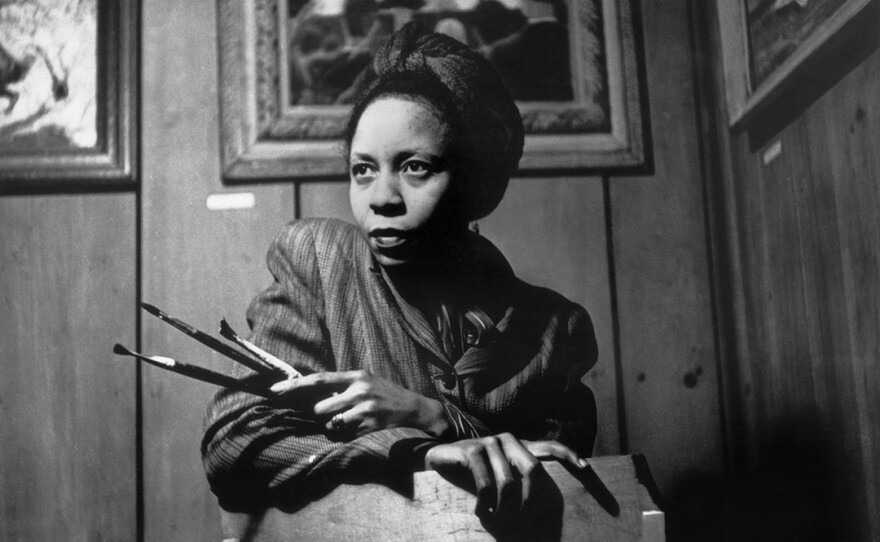 Portrait of artist Margaret Taylor-Burroughs. Untitled, ca. 1946.