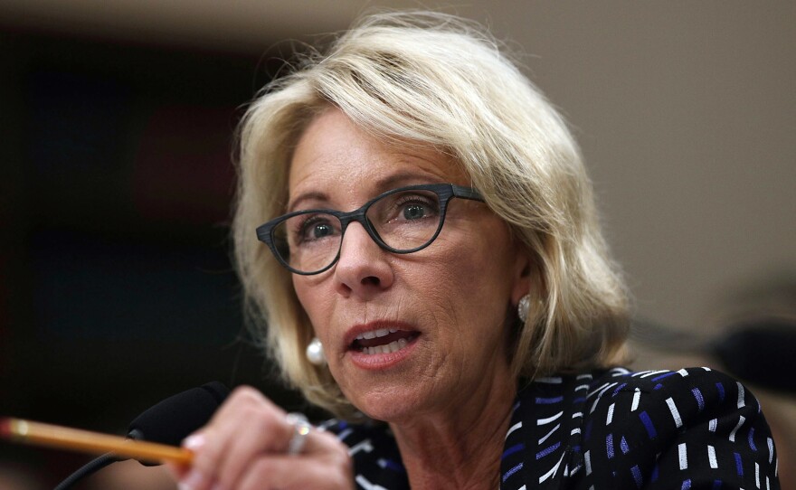 Education Secretary Betsy DeVos convened a special committee to rewrite the borrower defense policy in June, saying the regulations are "overly burdensome and confusing" and need to be streamlined.