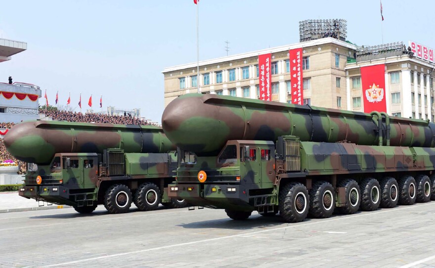 North Korea is believed to be developing the technology to build its own heavy trucks. The trucks would be used to carry nuclear missiles.