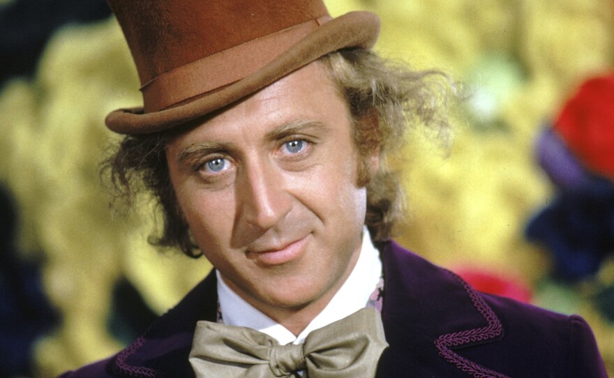 Actor Gene Wilder as Willy Wonka in Willy Wonka & The Chocolate Factory in 1971. Wilder died Monday at 83.