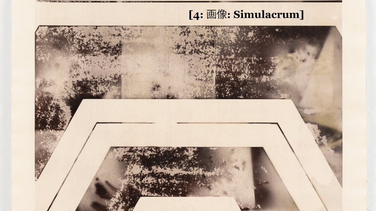 Hiroshi McDonald Mori: '4: 画像:Simulacrum' - Vimarsana News