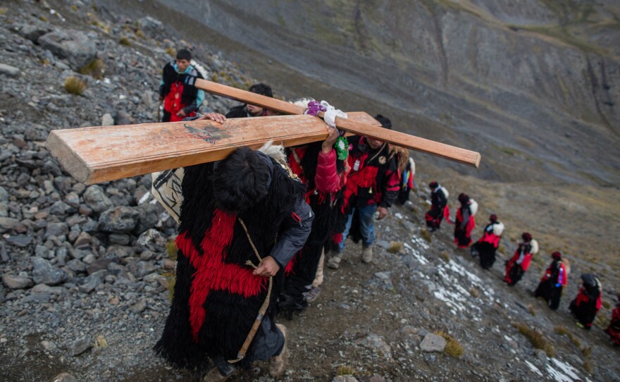 The festival has both native and Catholic traditions.