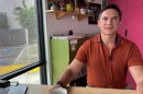 Paul Hadjipieris sits in a San Diego cafe where he demonstrates a ChatBot that turns AI into a Socratic teacher. Oct 14, 2025