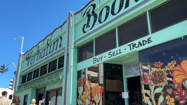 Verbatim Books in in the North Park neighborhood of San Diego. Photo by Jake Gotta, Jan. 30, 2026.