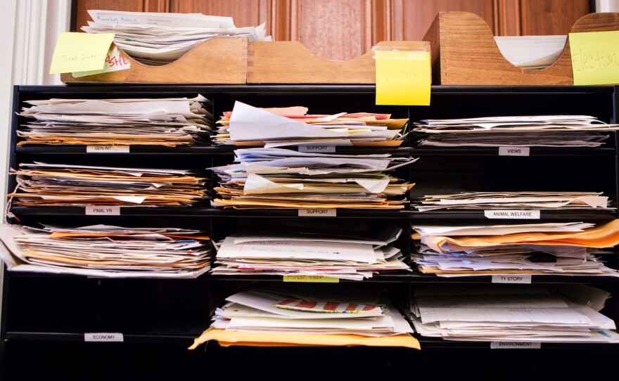 In a small room in the Eisenhower Executive Office Building, mail from children is read, sorted into categories and answered by staff â except for the few that are sent every week to President Obama. The letters are eventually stored at the National Archives and will later find a home in the president's library.