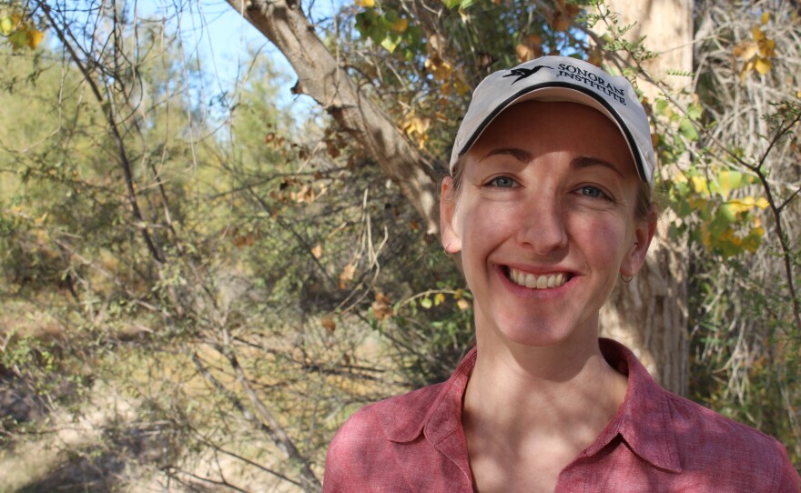 Karen Schlatter, who helps manage Colorado River restoration work for the binational environmental group, the Sonoran Institute, is pictured in this undated photo. 