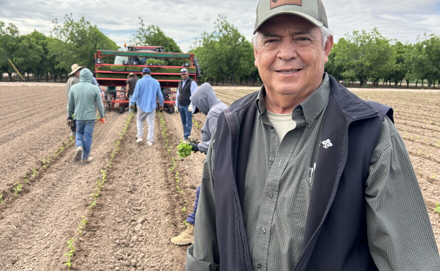 Edward Ogaz, president of the New Mexico Chile Association, says "everyone has a straw" in the aquifer in southern New Mexico, but he thinks the county needs Project Jupiter's investment and he's not worried that it will be a water hog. 