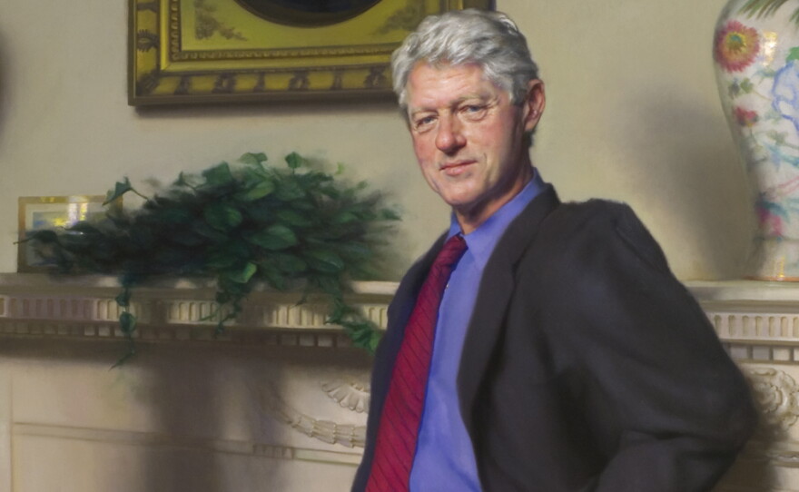 Clinton's Portrait Has Hint Of Lewinsky's Blue Dress, Artist Says | KPBS Public Media Clinton's Portrait Has Hint Of Lewinsky's Blue Dress, Artist Says | KPBS Public Media