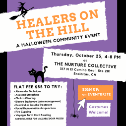 Healers on the Hill: a Halloween Wellness Community Event