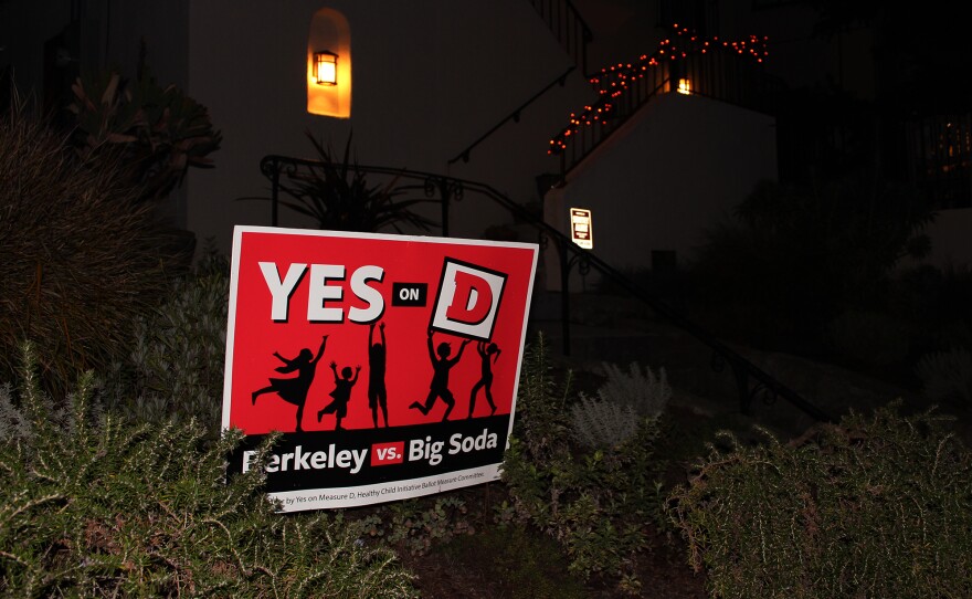 Berkeley's soda tax supporters are deploying yard signs and people going door to door, but they have deep-pocketed opposition from the American Beverage Association, the soda industry's lobbying group.