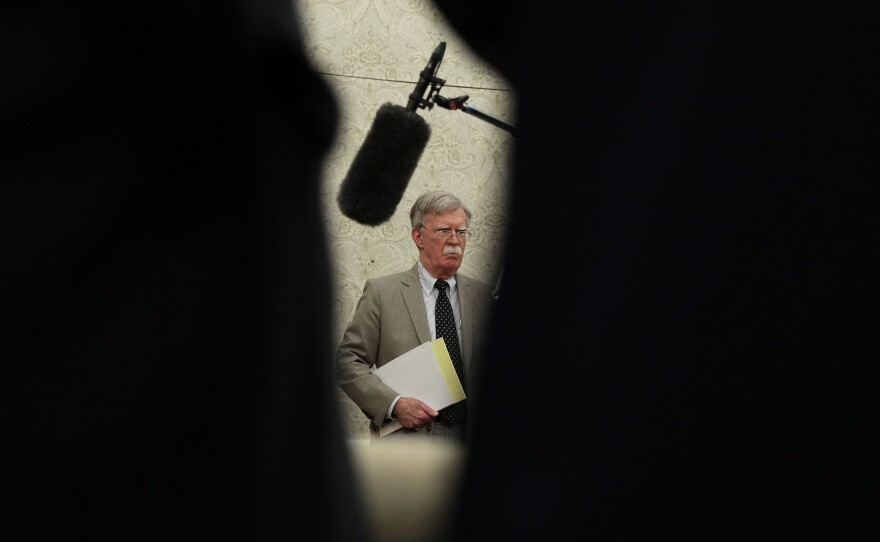 National Security Adviser John Bolton left the Trump administration earlier this week.