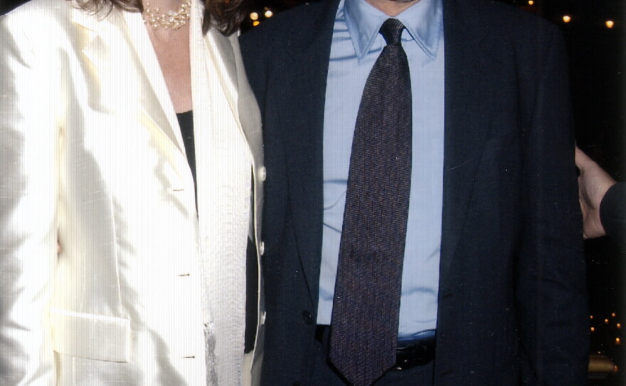 Tribeca Film Festival co-founders Robert De Niro and Jane Rosenthal at the inaugural Film Festival in May 2002.