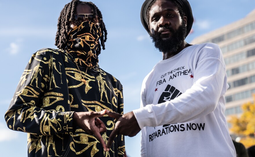 Mensah Chidubem, left, and Imrah Knotti