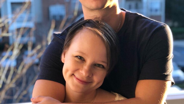 This photo provided by the family shows Robert Gilman and his sister, Lexie Hudson, in Lilburn, Ga., in 2019.