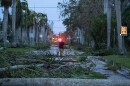 Hurricane Ian left debris in Punta Gorda, Fla. after it made landfall. Storms like Ian are more likely because of climate change.