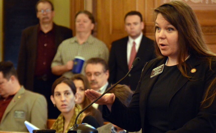 Kansas state Sen. Stephanie Clayton was elected as a Republican in Nov., 2018, but has since left and joined the Democrats. Two other former Republicans, Sen. Dinah Sykes and Sen. Barbara Bollier, have done the same.