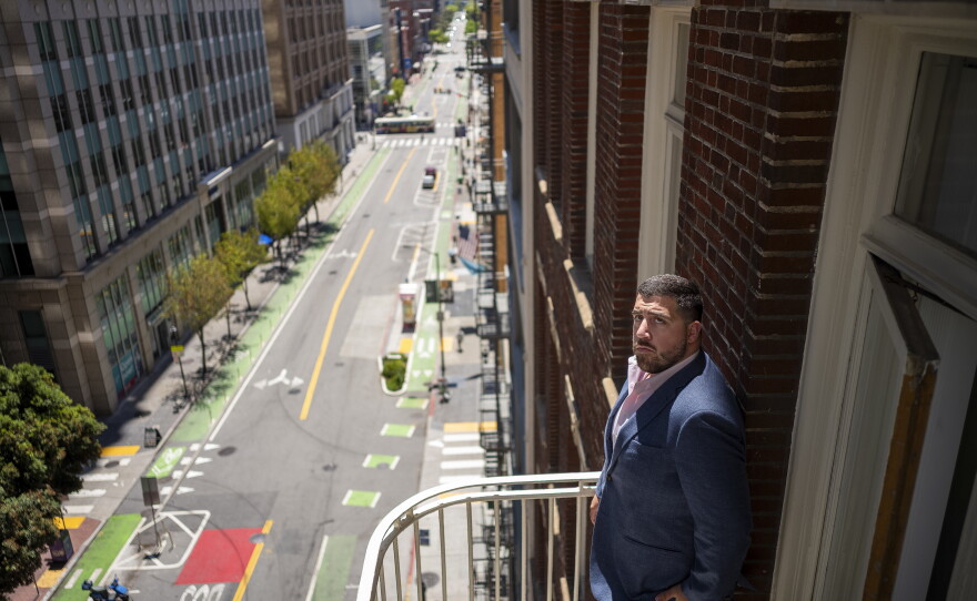 Immigration attorney Ghassan Shamieh, photographed at his office in San Francisco.