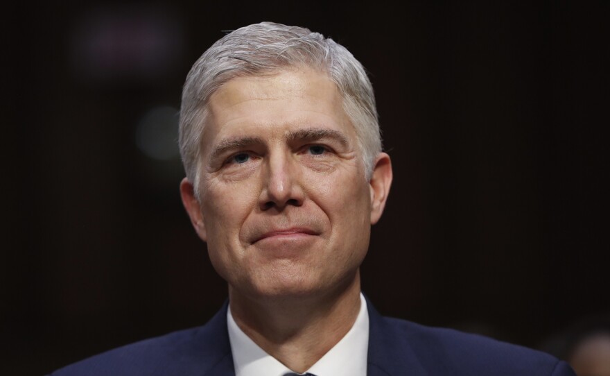 While an appeals court judge, Neil Gorsuch wrote a spirited dissent in support of a middle school student who was arrested for what Gorsuch called "childish pranks." Now the case might go before the Supreme Court.