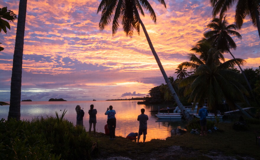 At most, only a few dozen people work at Palmyra Atoll National Wildlife Refuge at a time.