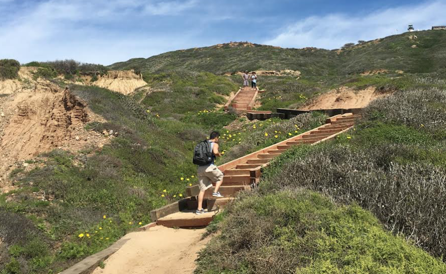 Trails at the Cabrillo National Monument are shown in this photo, March 10, 2017. 