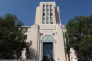 The San Diego County Administration building in downtown San Diego. 