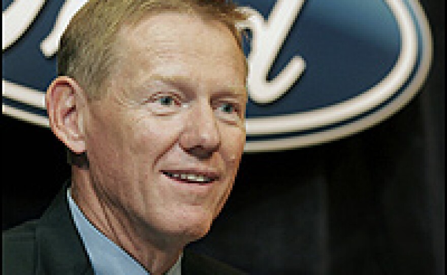 Alan Mulally at a Sept. 5 news conference.
