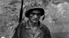 A soldier, Saipan, 1944.