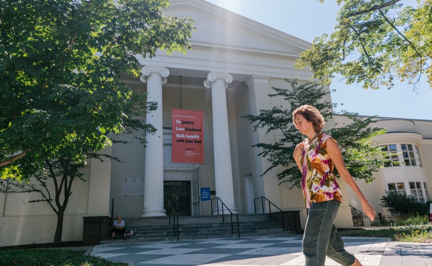 Nassau Presbyterian Church in Princeton, N.J., whose community helped resettle Osama, Ghada and their family.